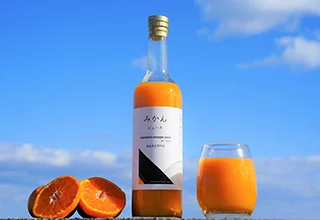 みかんとみかん果汁100%ジュース